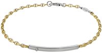 Bracciale Zancan Uomo in Oro bianco Diamante EB544BG